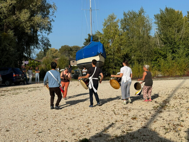 Rehearsing Pilbong Nongak in Estavayer